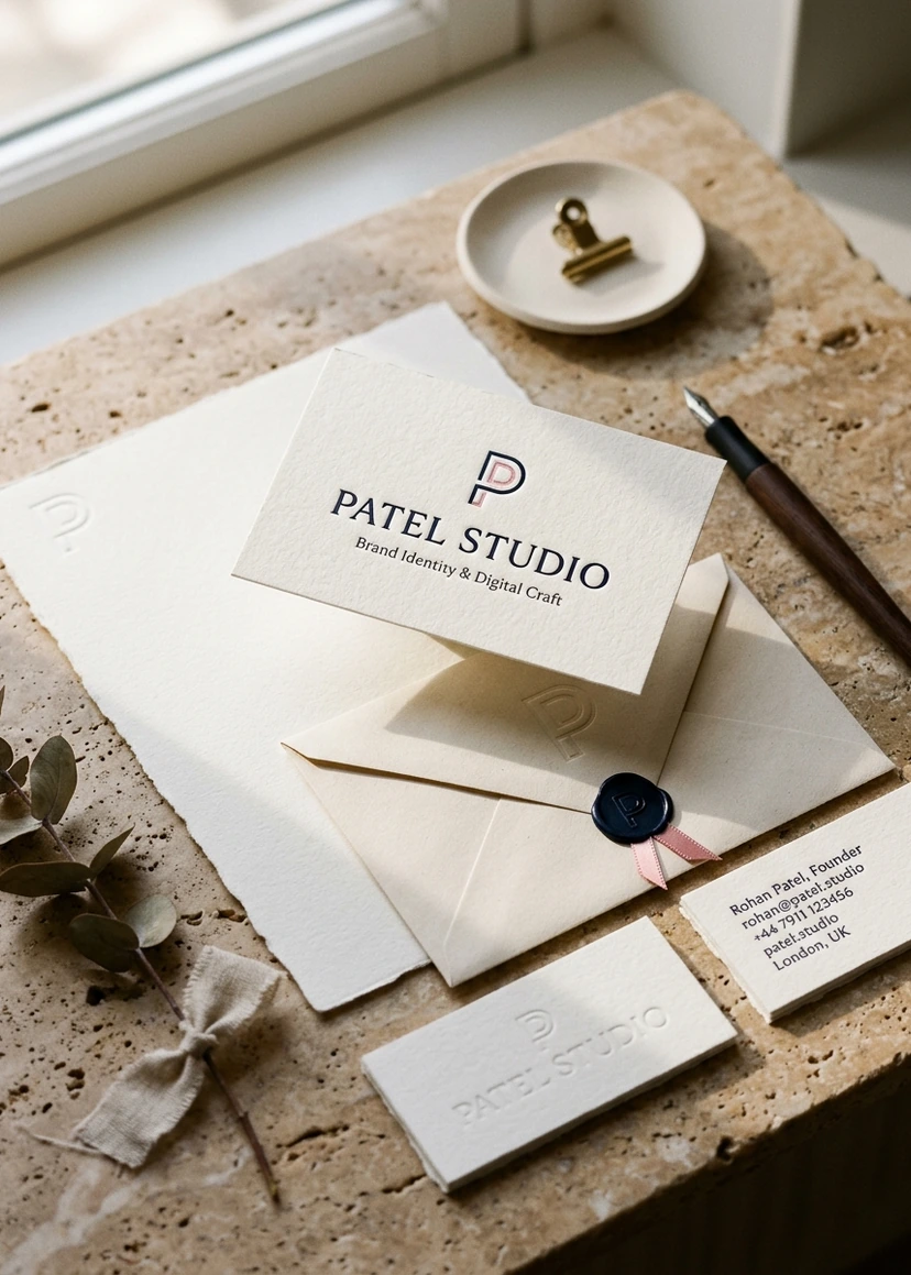 Brand Refresh showcase preview — illustrative of Brand Identity service by Patel Web Studio